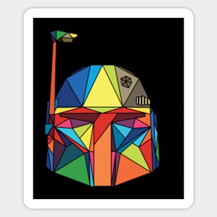 Boba Fett x Mandalorian Geometric Sticker